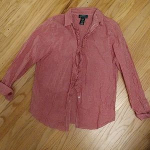 Ralph Lauren Ruffle Button Down